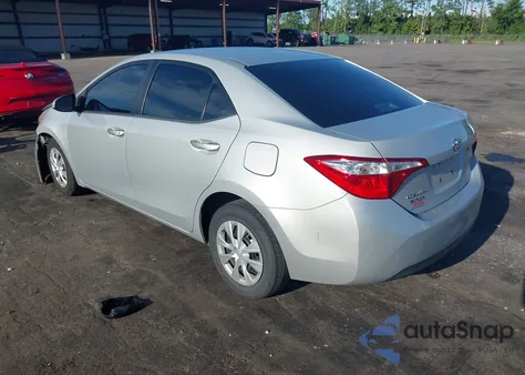 2015 Toyota Corolla L from USA, damaged, VIN 2T1BURHE1FC323926